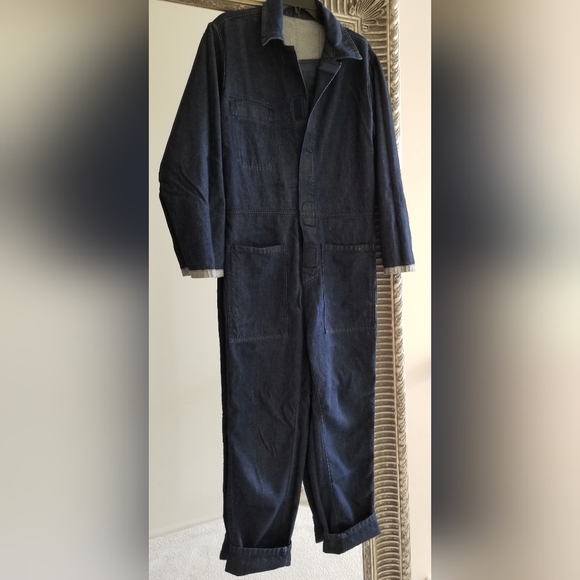 OAK & ACORN Reversible Rebelle Denim Coveralls Sz S US 8-10 Org $350 - Picture 11 of 12